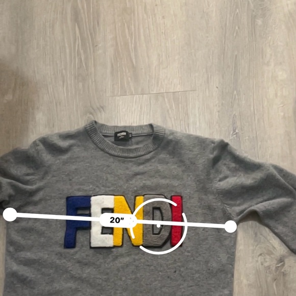 FENDI Shearling Logo Sweater - Picture 8 of 8